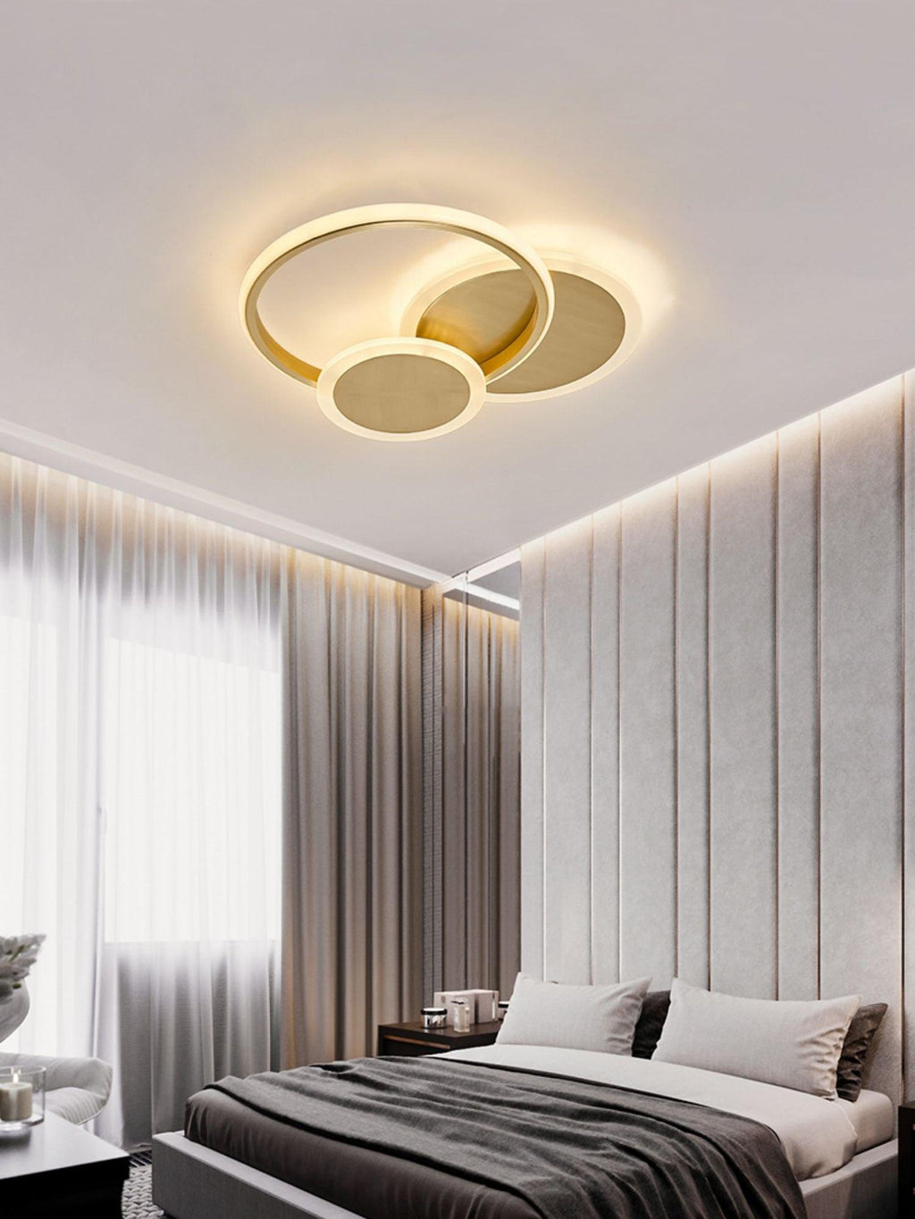 Baldenora Brass Ceiling Light-Moonnatur