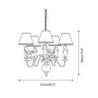 Carnelonna Fabric Chandelier-Moonnatur
