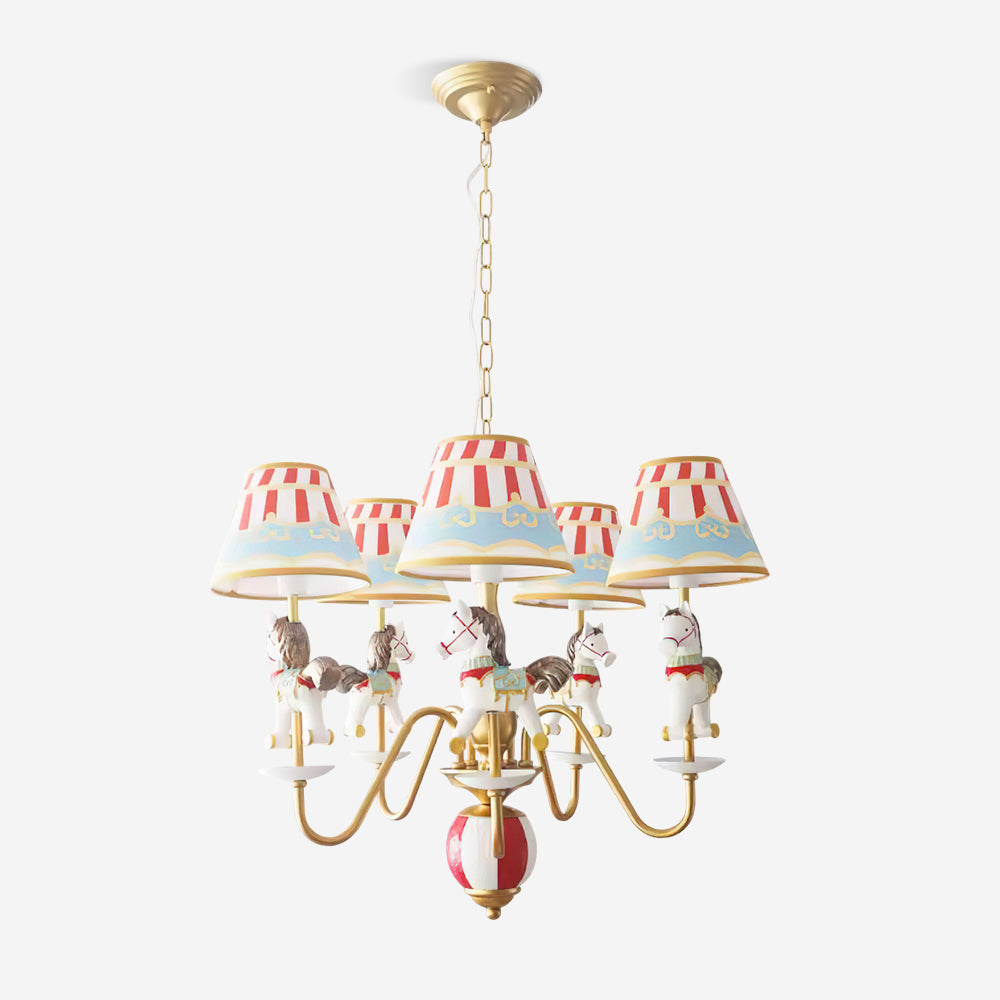 Carnelonna Fabric Chandelier-Moonnatur