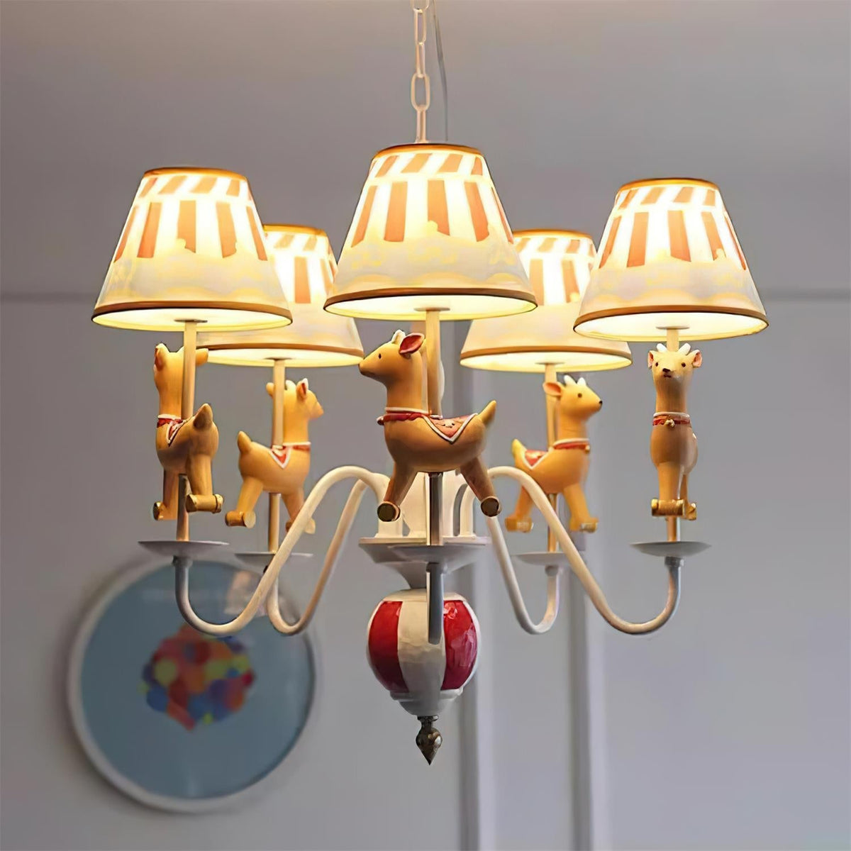 Carnelonna Fabric Chandelier-Moonnatur