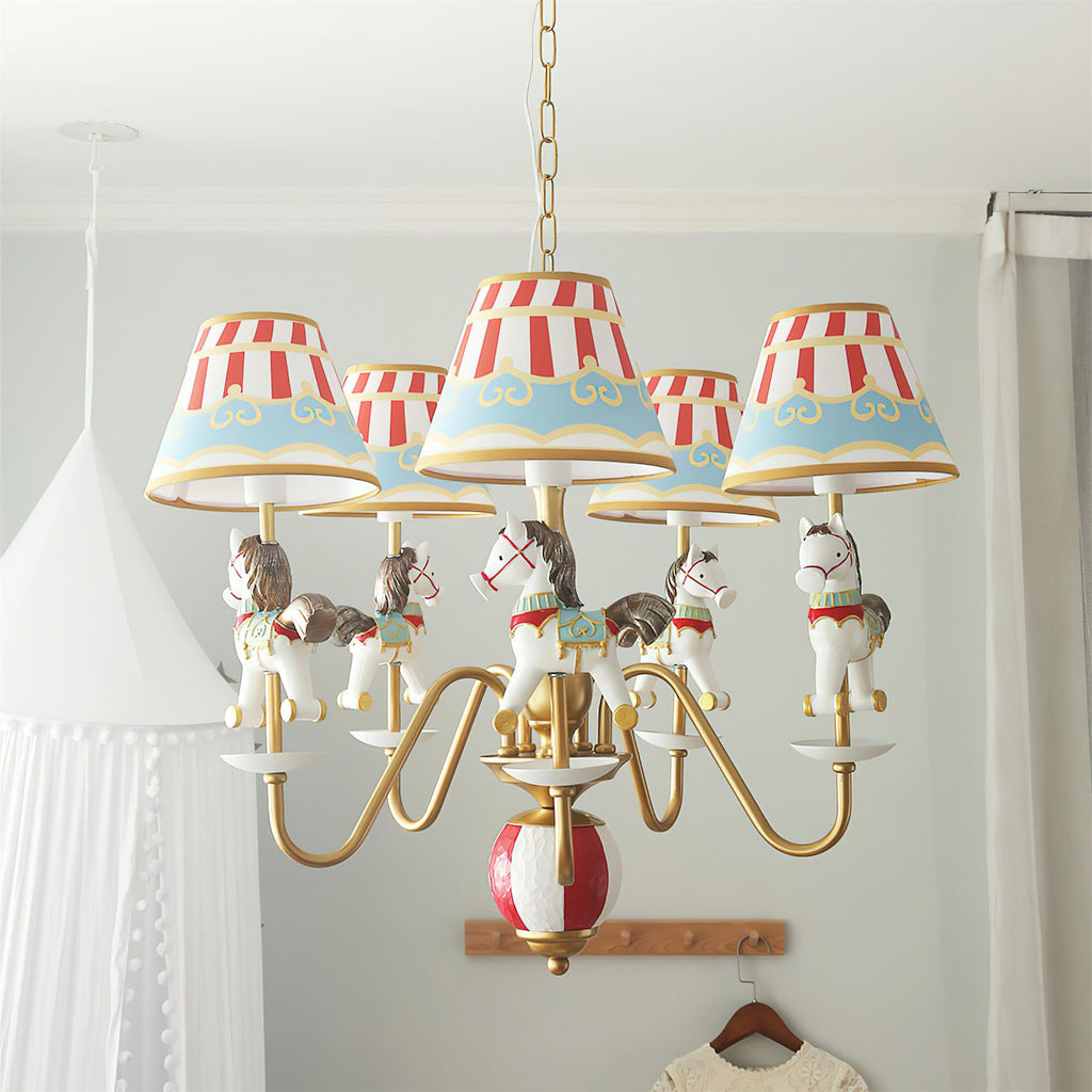 Carnelonna Fabric Chandelier-Moonnatur