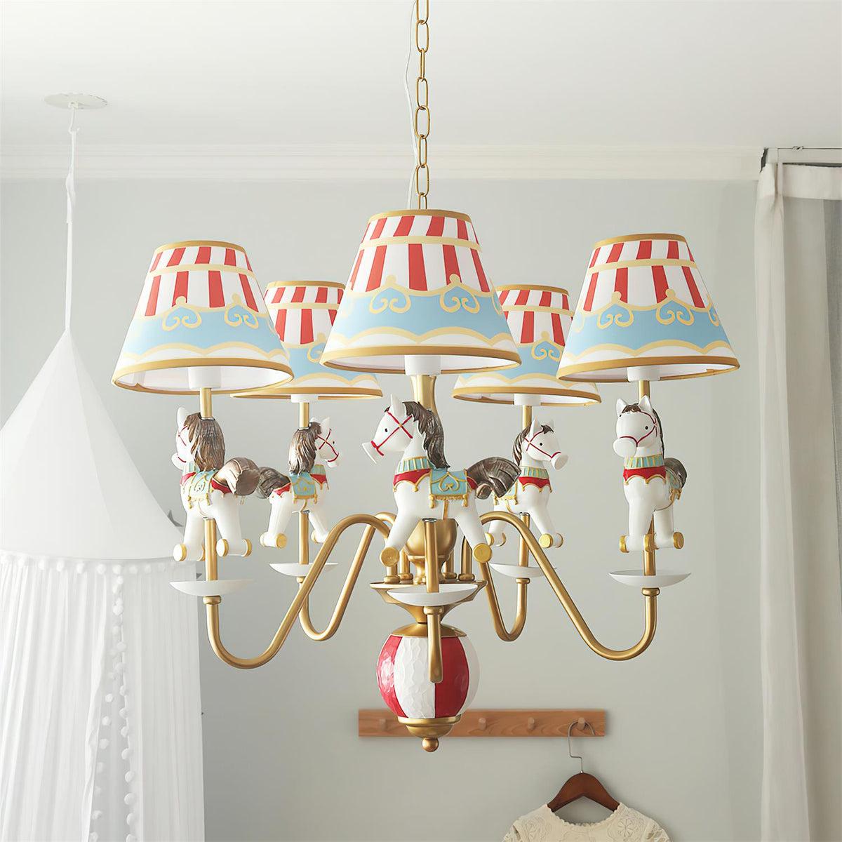 Carnelonna Fabric Chandelier-Moonnatur