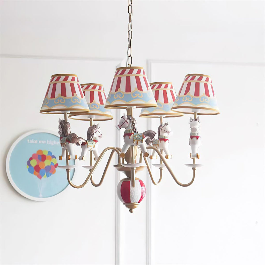 Carnelonna Fabric Chandelier-Moonnatur