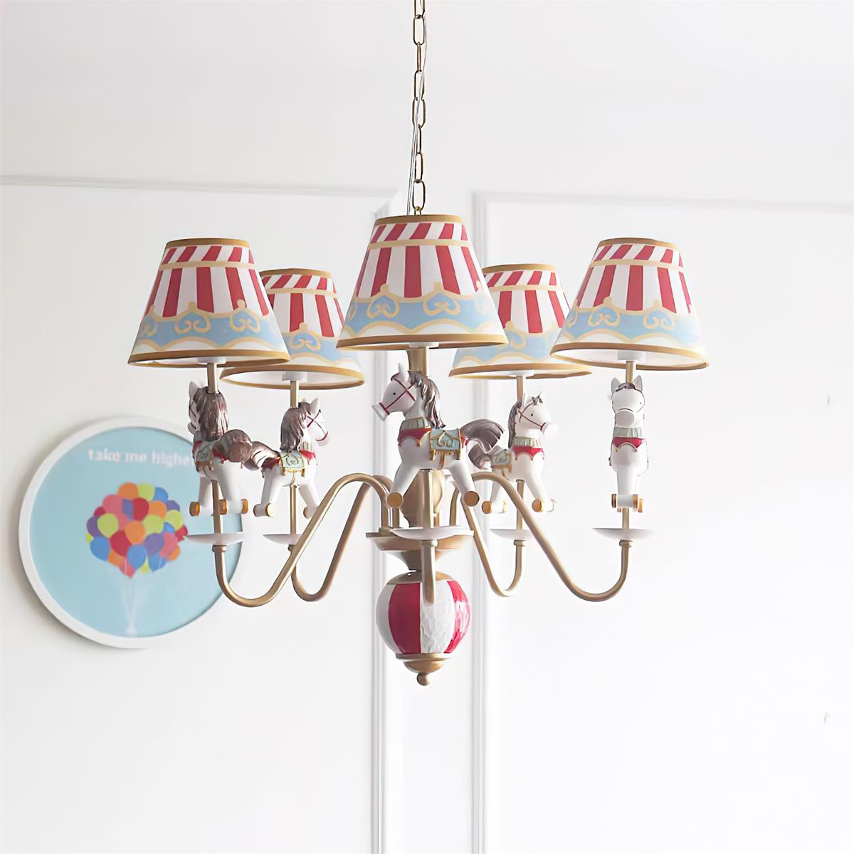 Carnelonna Fabric Chandelier-Moonnatur