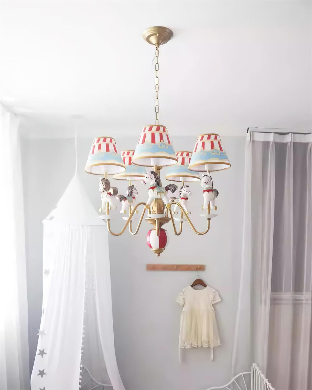Carnelonna Fabric Chandelier-Moonnatur