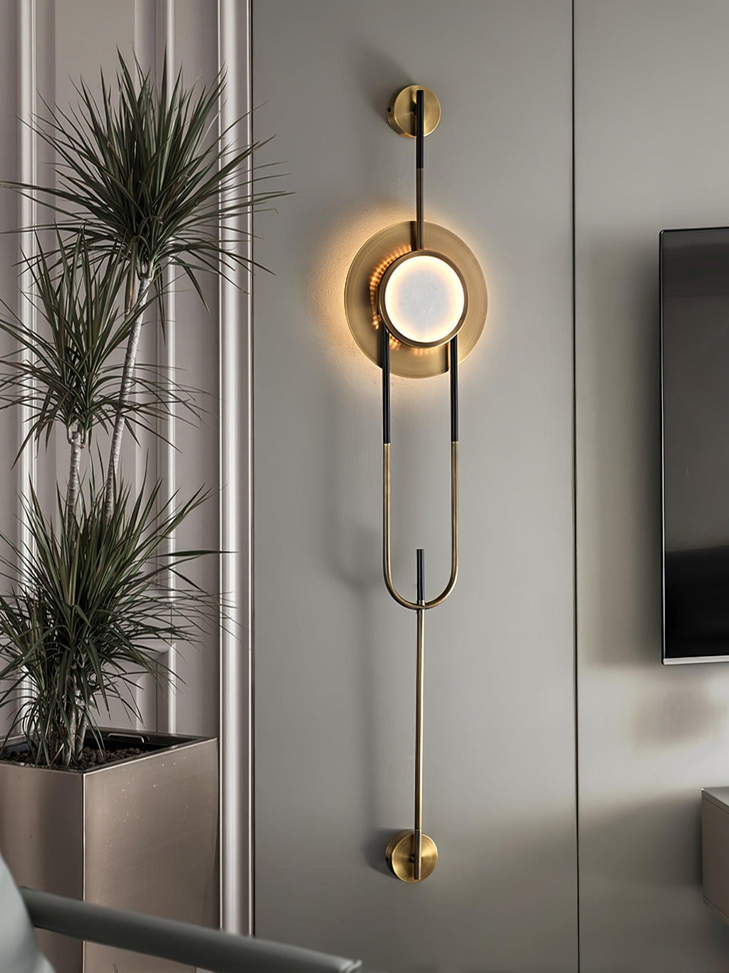 Ladermoss Marble Wall Light-Moonnatur
