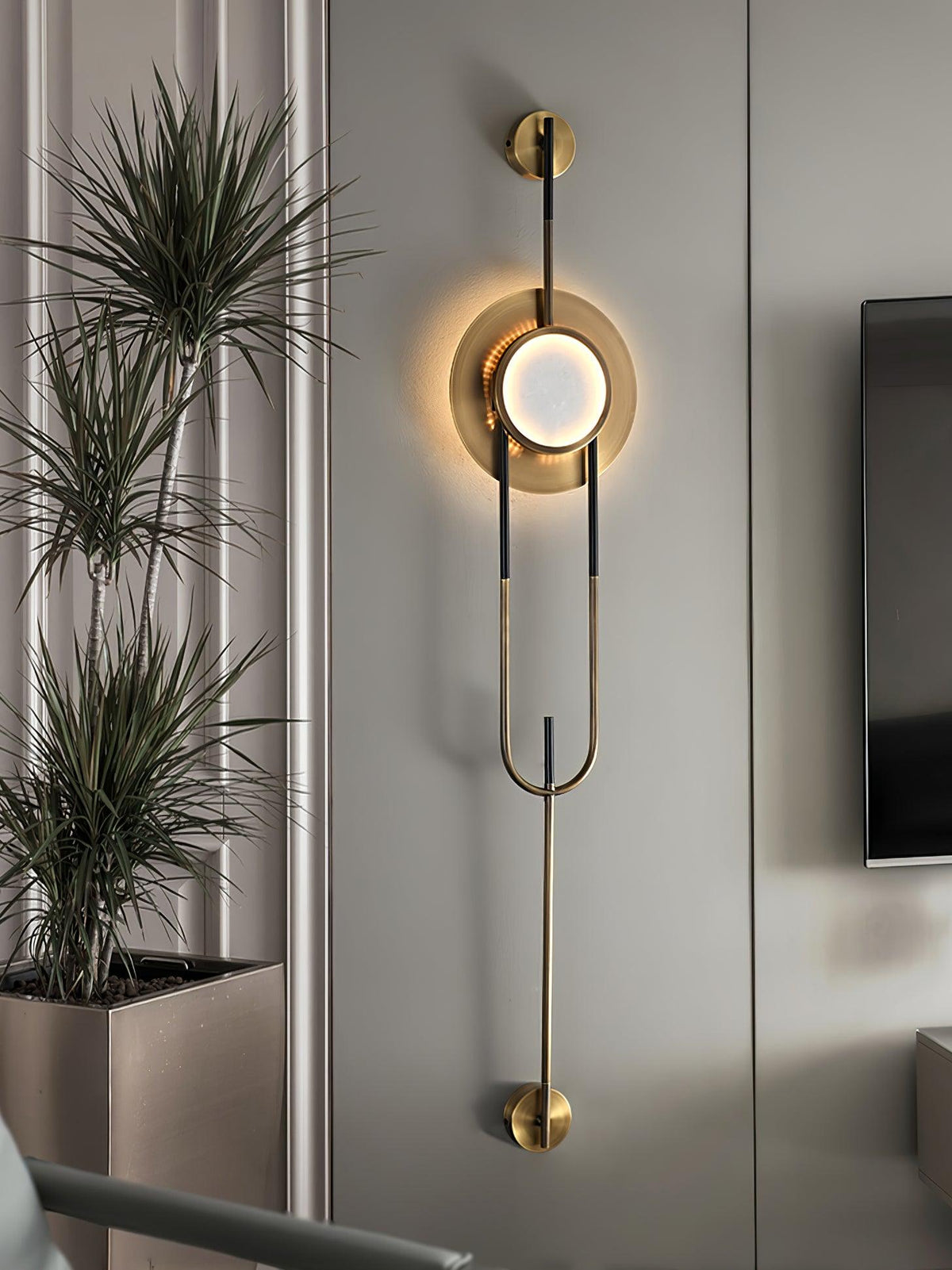 Ladermoss Marble Wall Light-Moonnatur