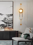 Ladermoss Marble Wall Light-Moonnatur