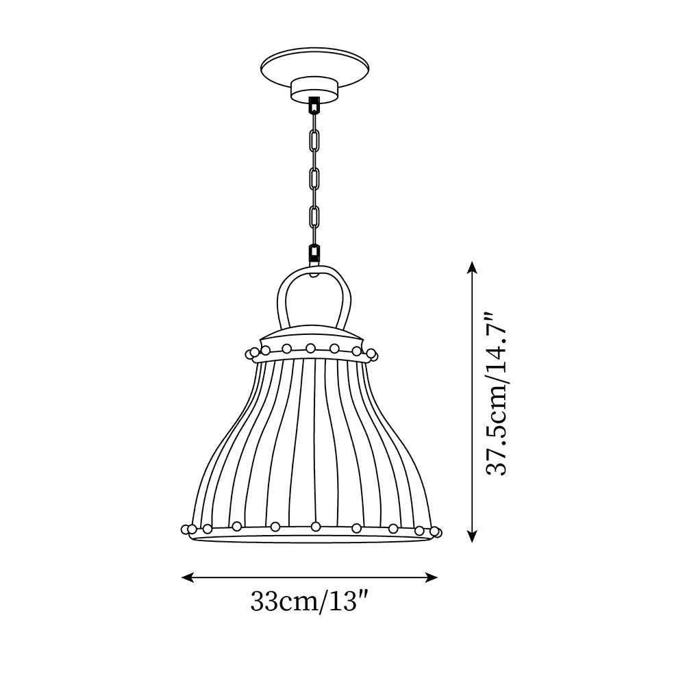 Merrenena Glass Pendant Light-Moonnatur