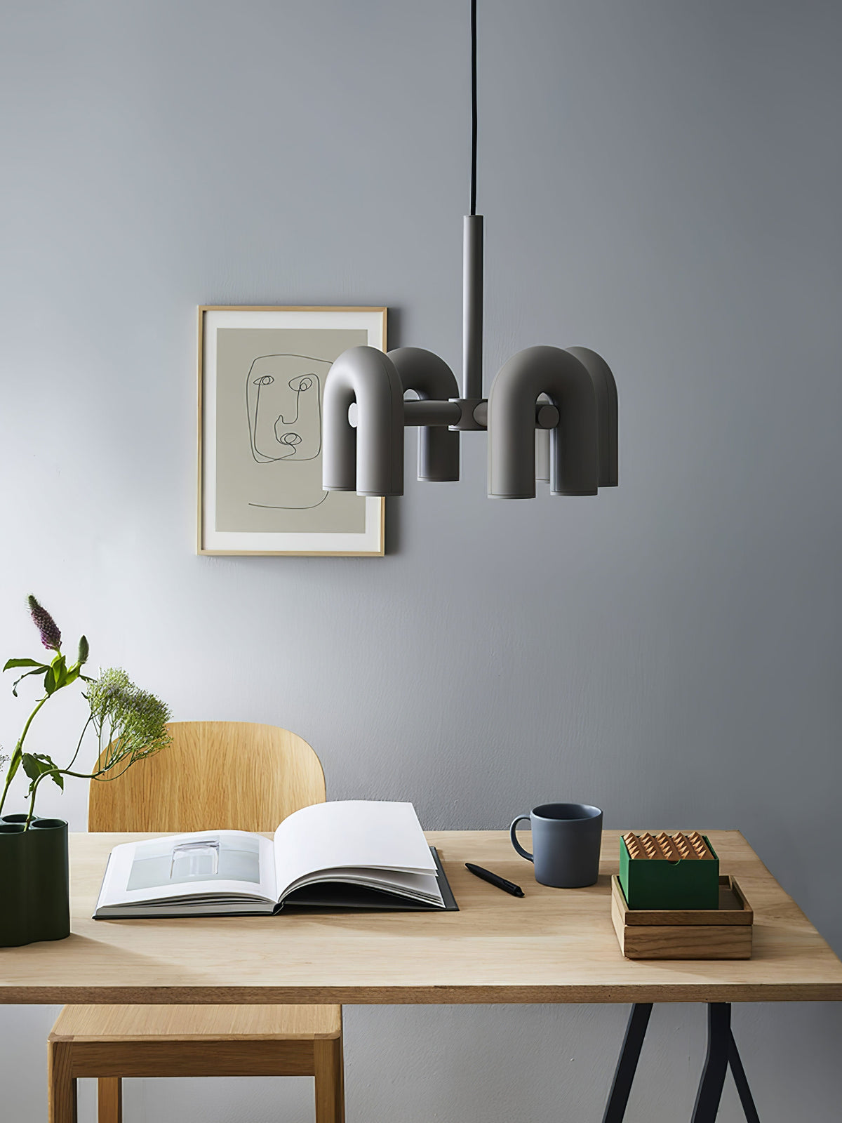 Merlenelle ABS Chandelier-Moonnatur