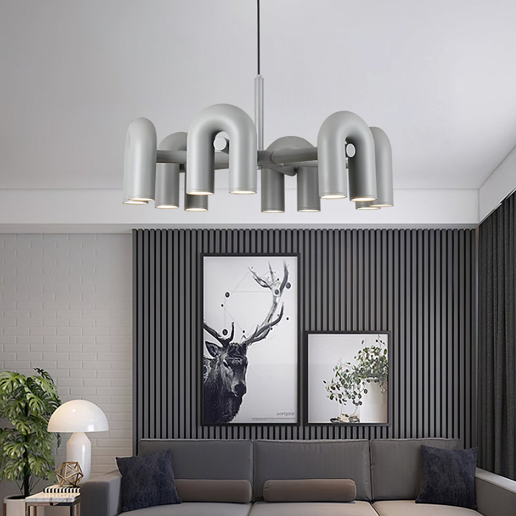 Merlenelle ABS Chandelier-Moonnatur