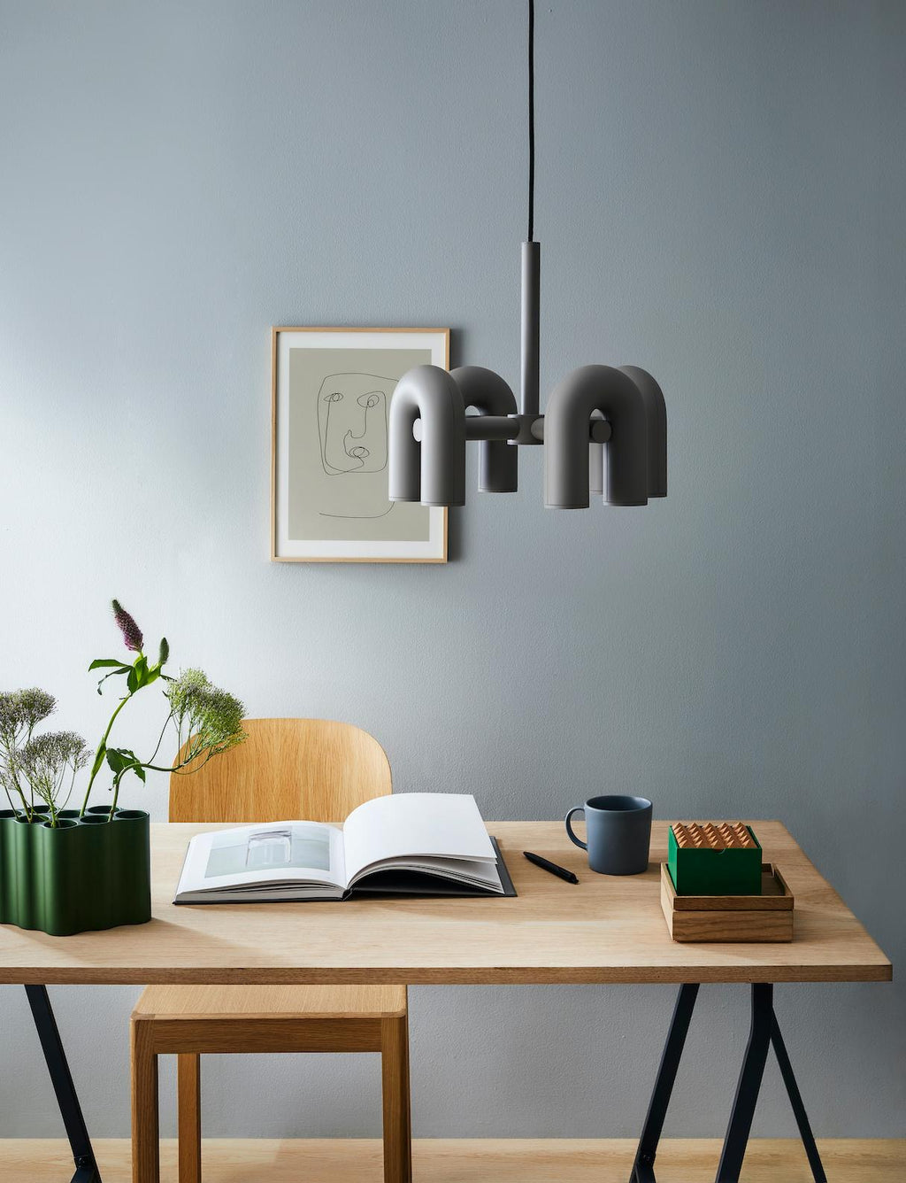 Merlenelle ABS Chandelier-Moonnatur