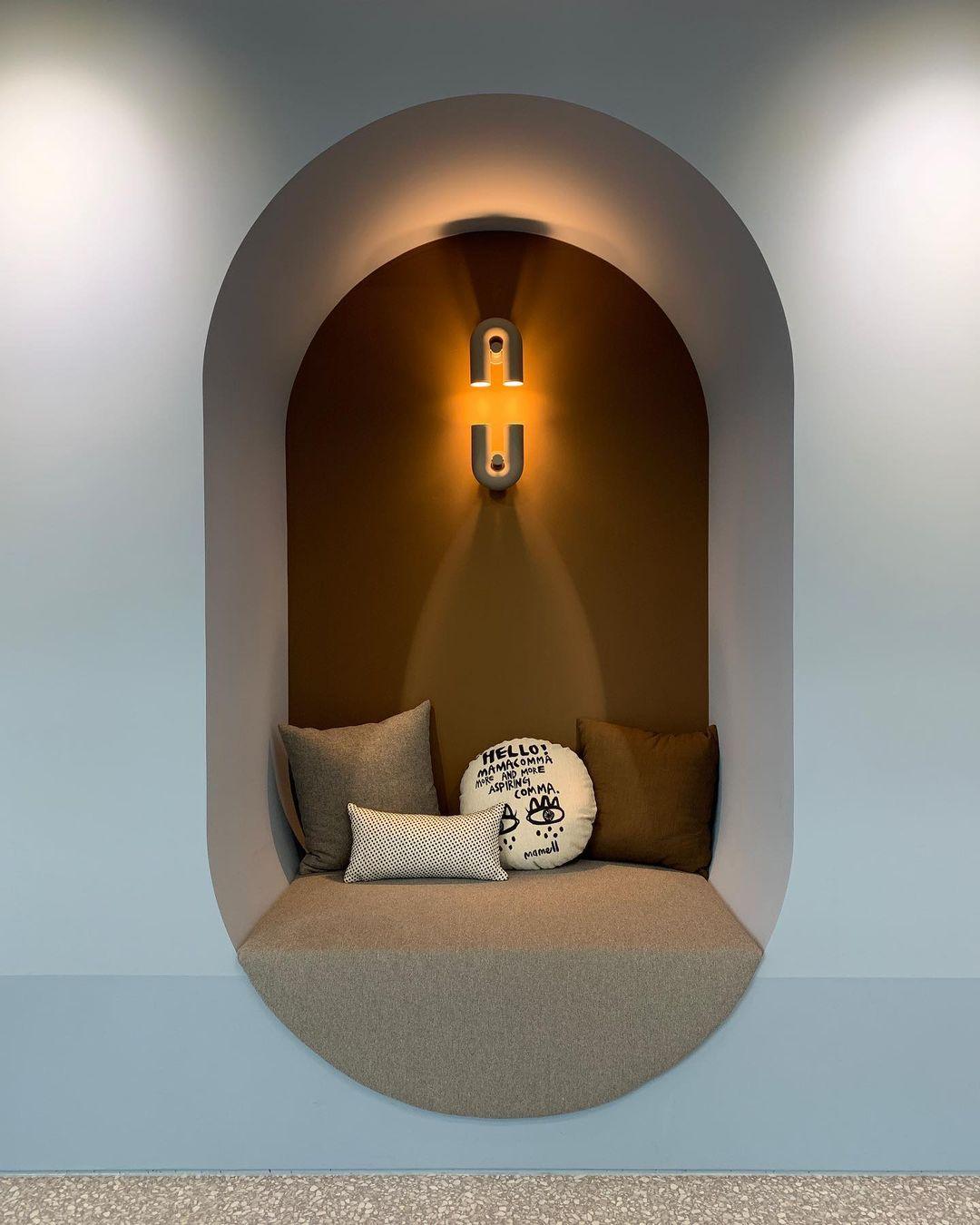Nivara ABS Wall Lamp-Moonnatur