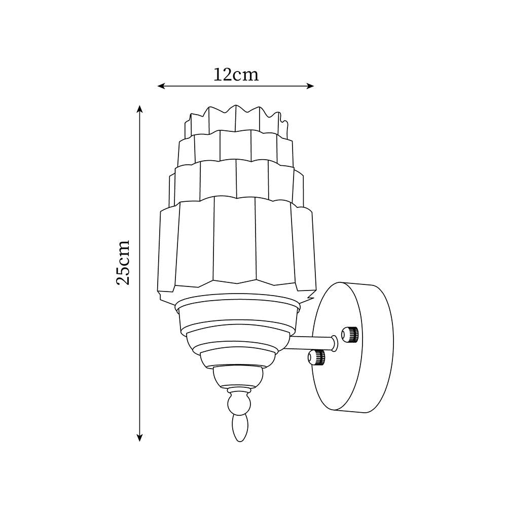 Norrelorie Glass Wall Light-Moonnatur