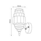 Norrelorie Glass Wall Light-Moonnatur