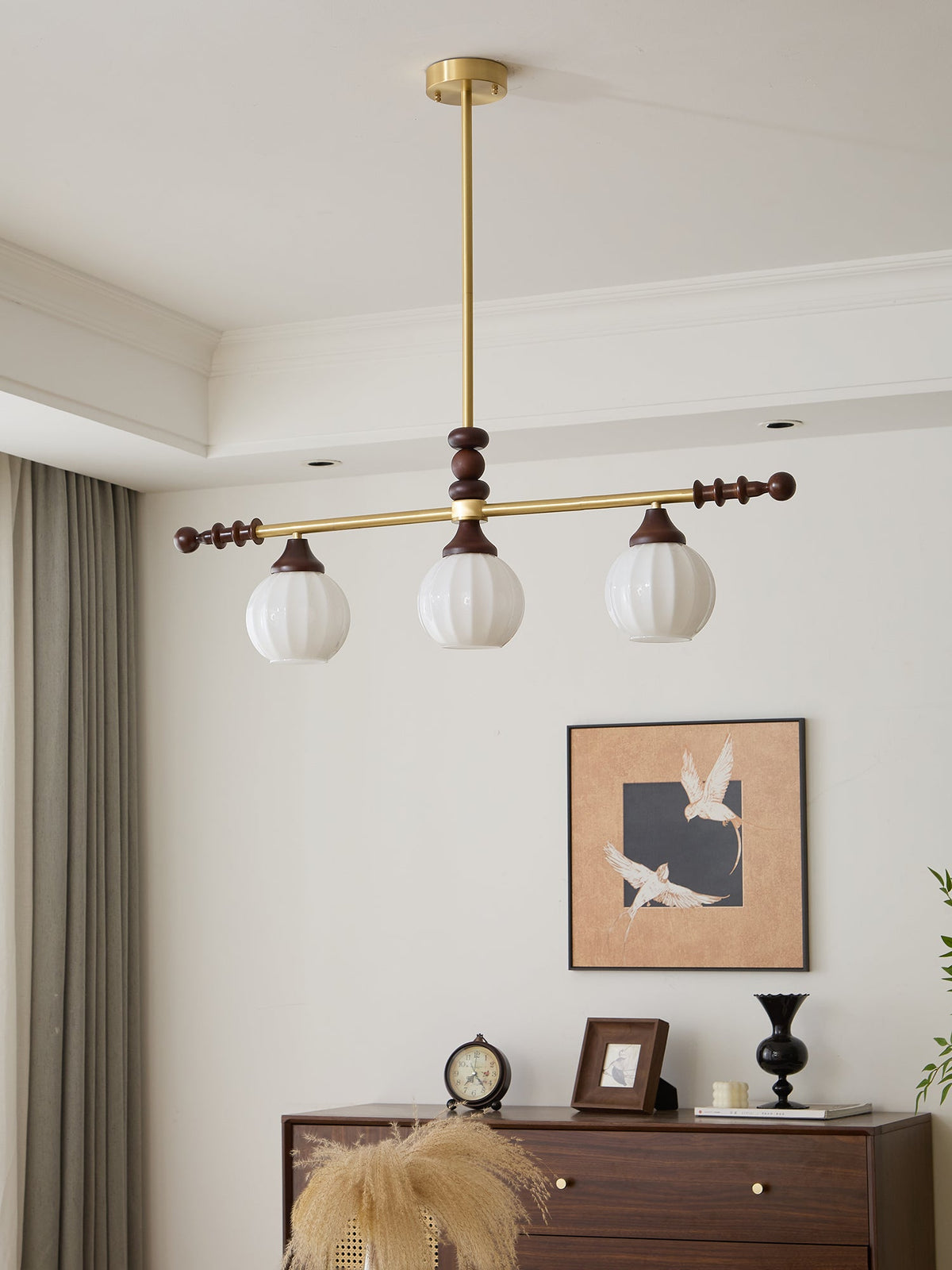 Ronara Wood Chandelier-Moonnatur