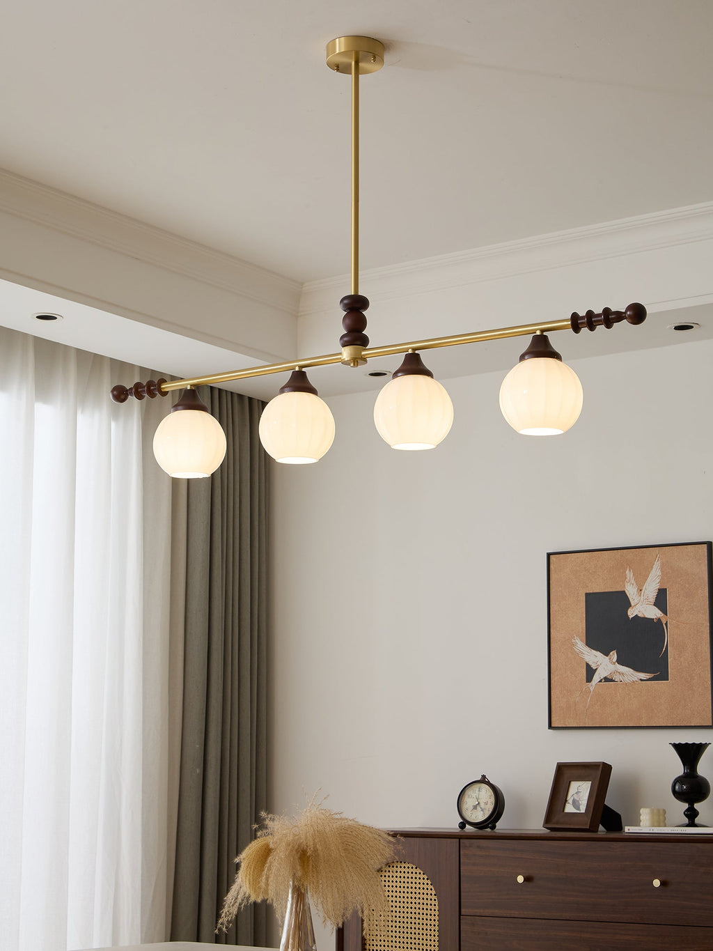 Ronara Wood Chandelier-Moonnatur