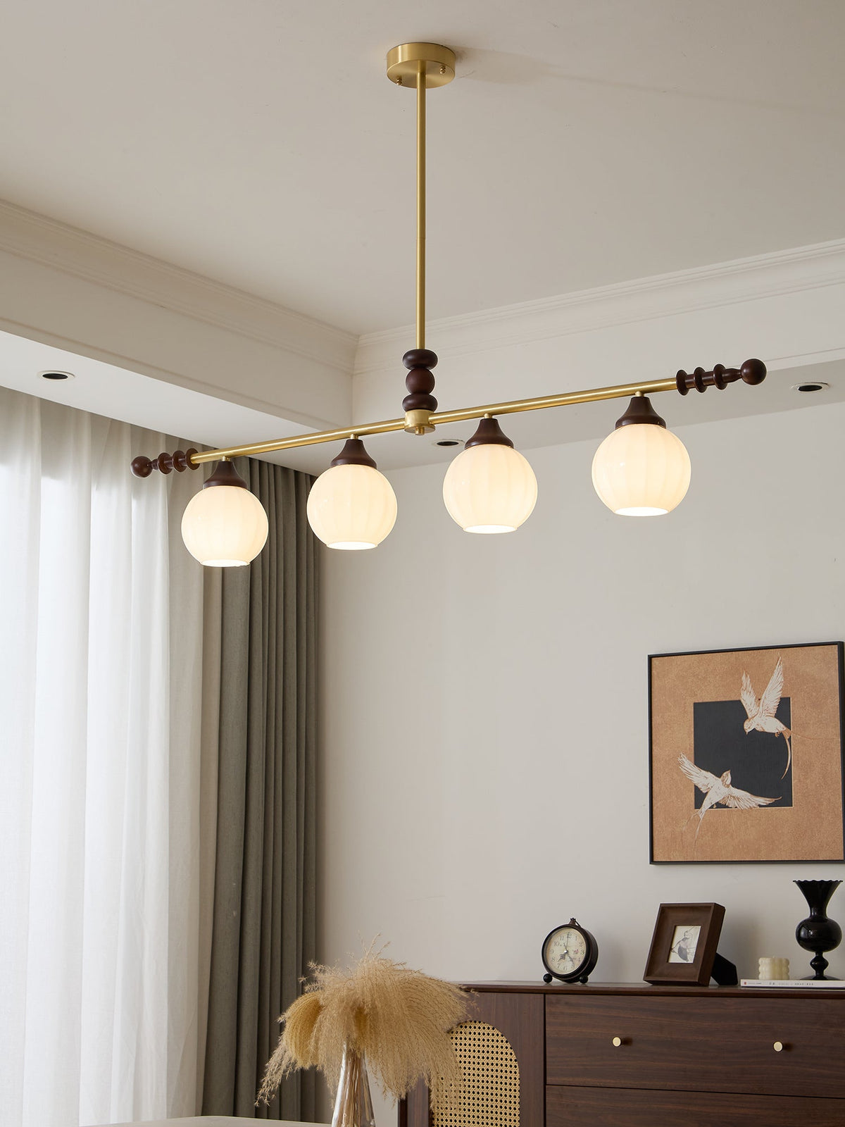 Ronara Wood Chandelier-Moonnatur