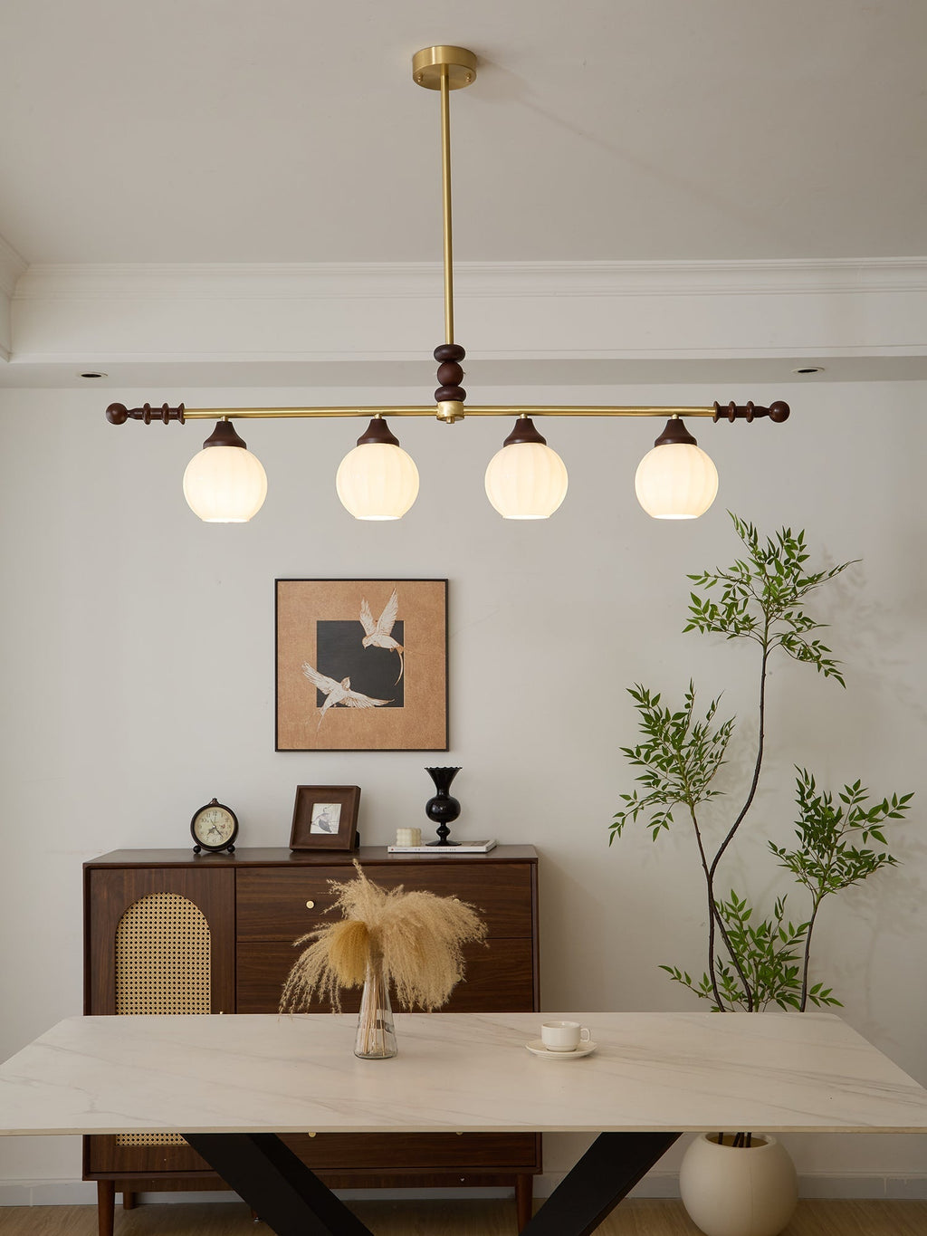Ronara Wood Chandelier-Moonnatur
