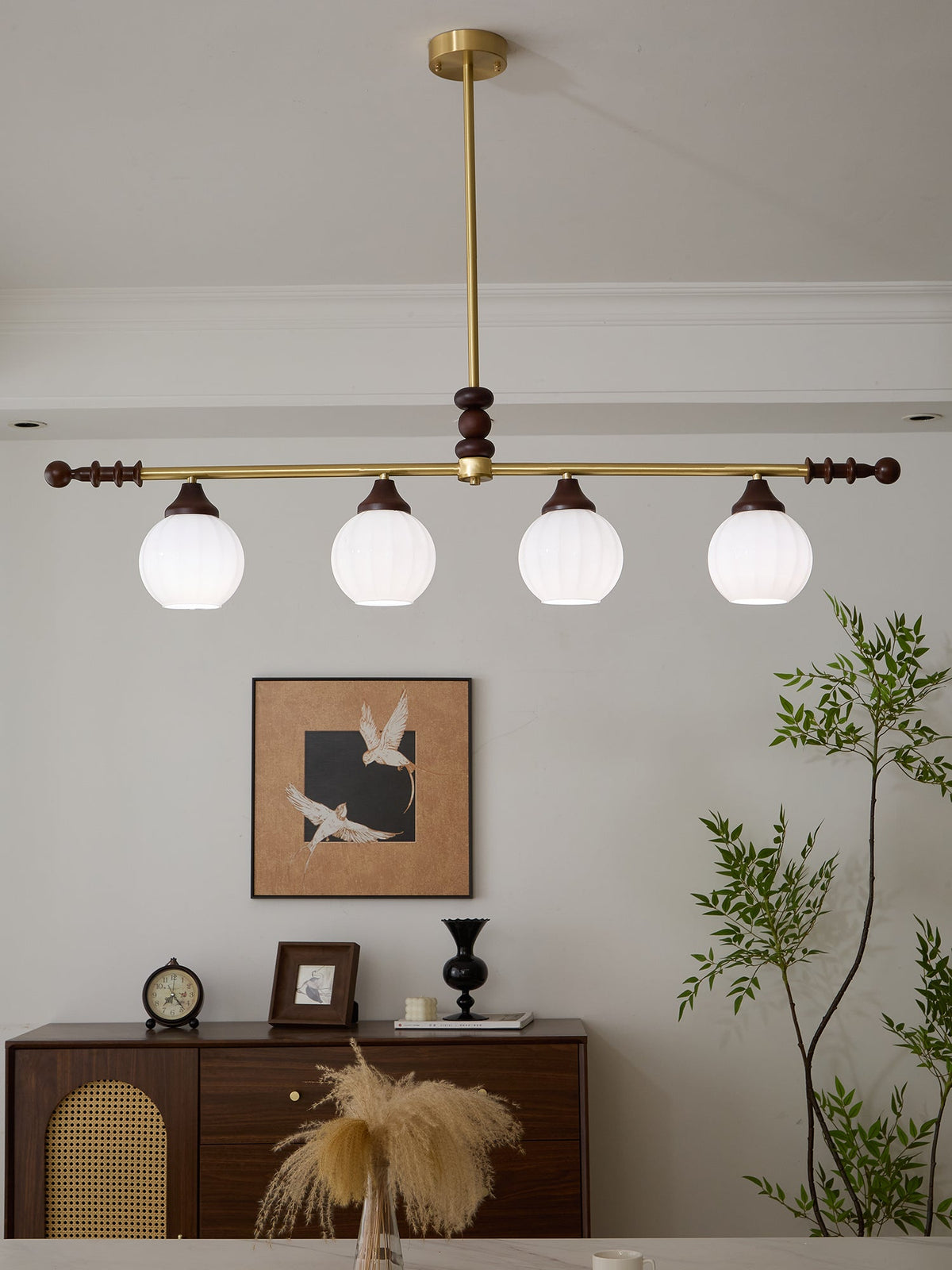 Ronara Wood Chandelier-Moonnatur