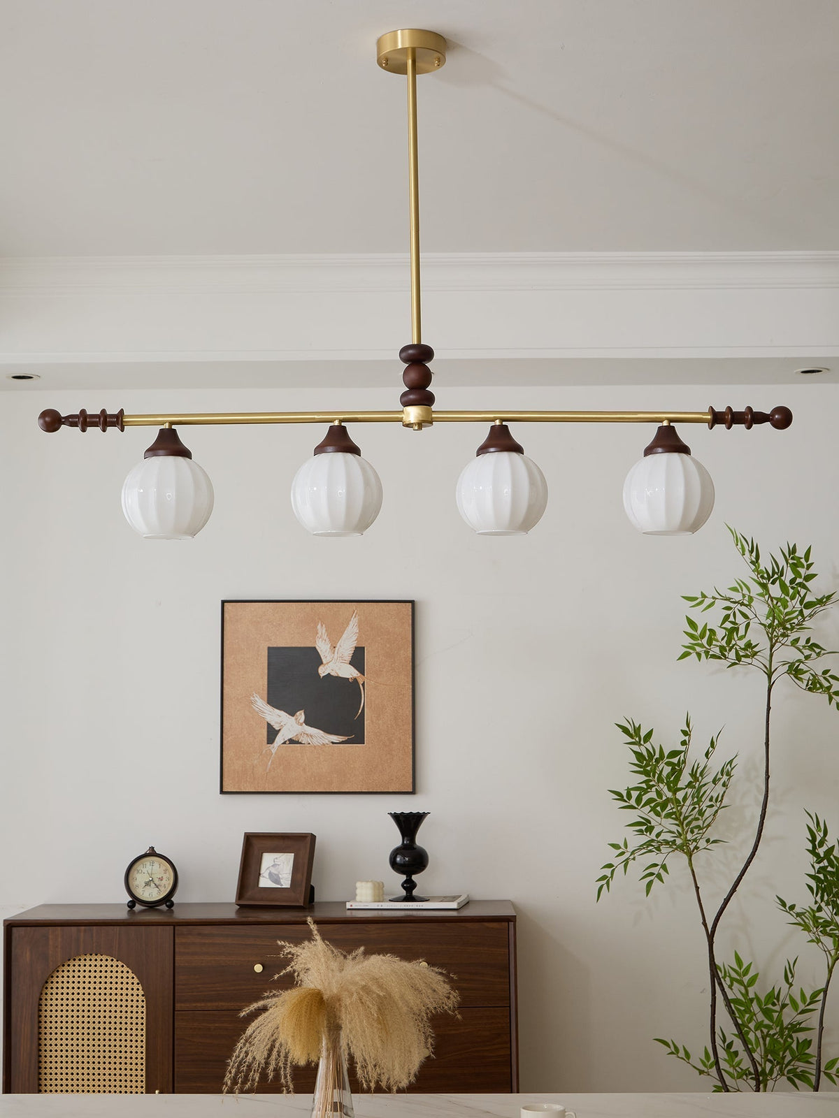 Ronara Wood Chandelier-Moonnatur