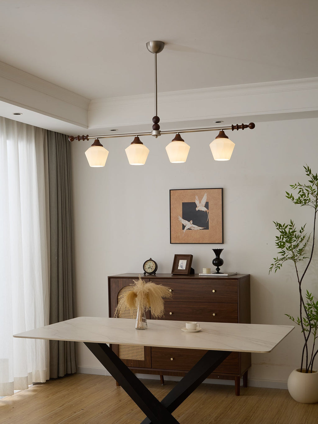 Ronara Wood Chandelier-Moonnatur