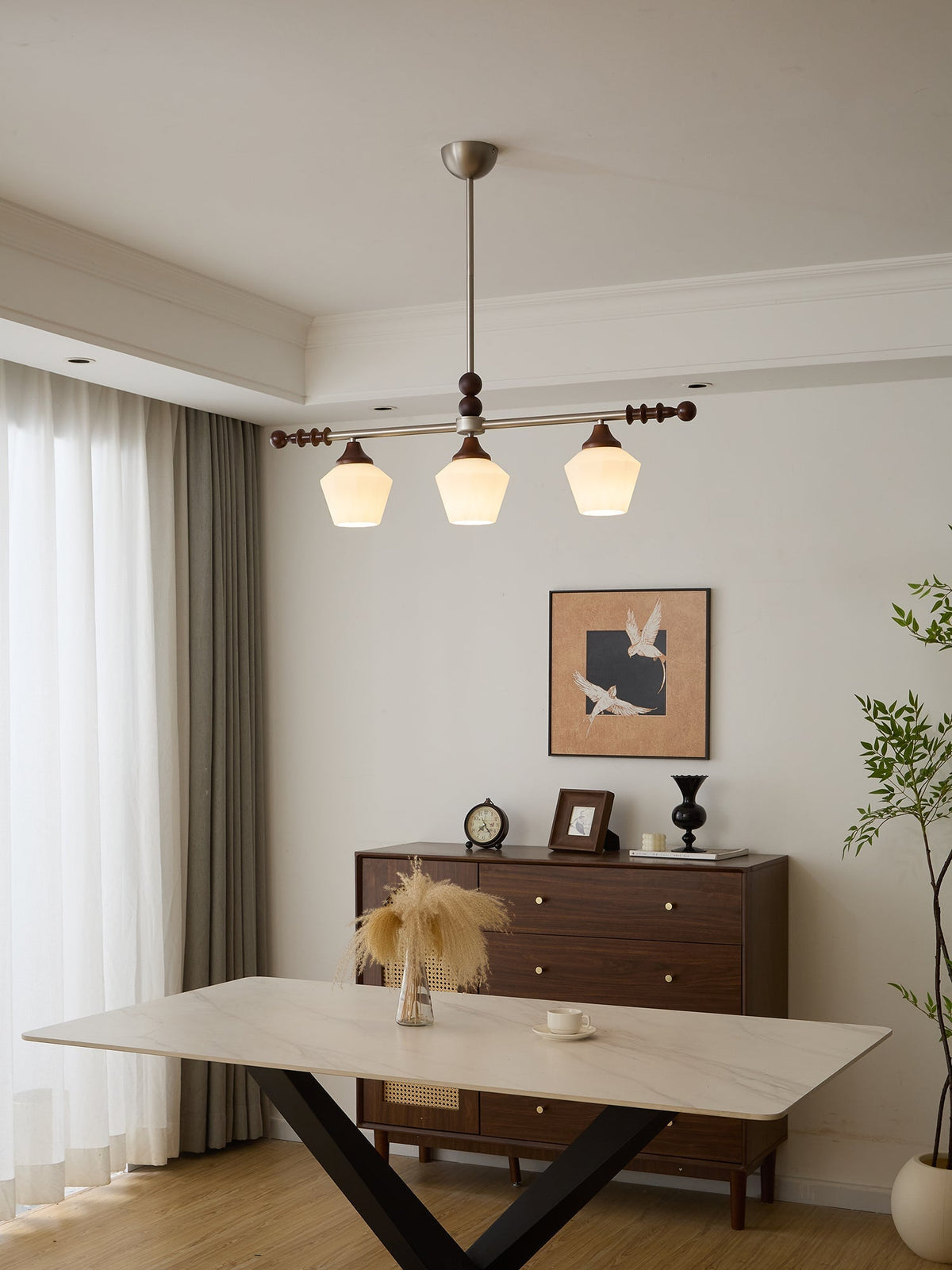 Ronara Wood Chandelier-Moonnatur