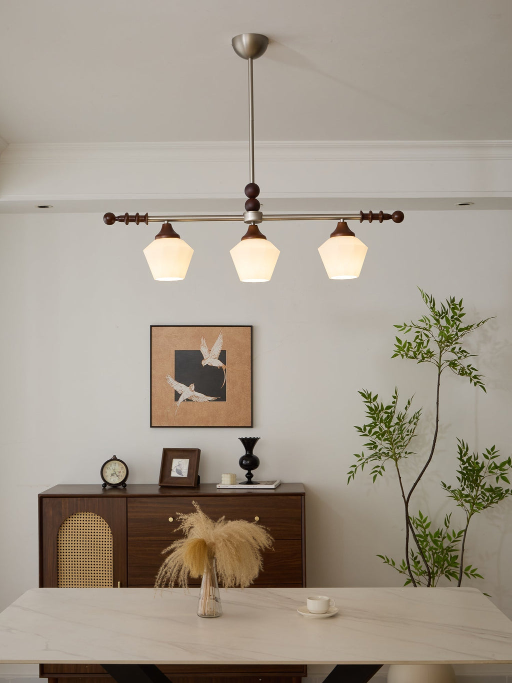Ronara Wood Chandelier-Moonnatur