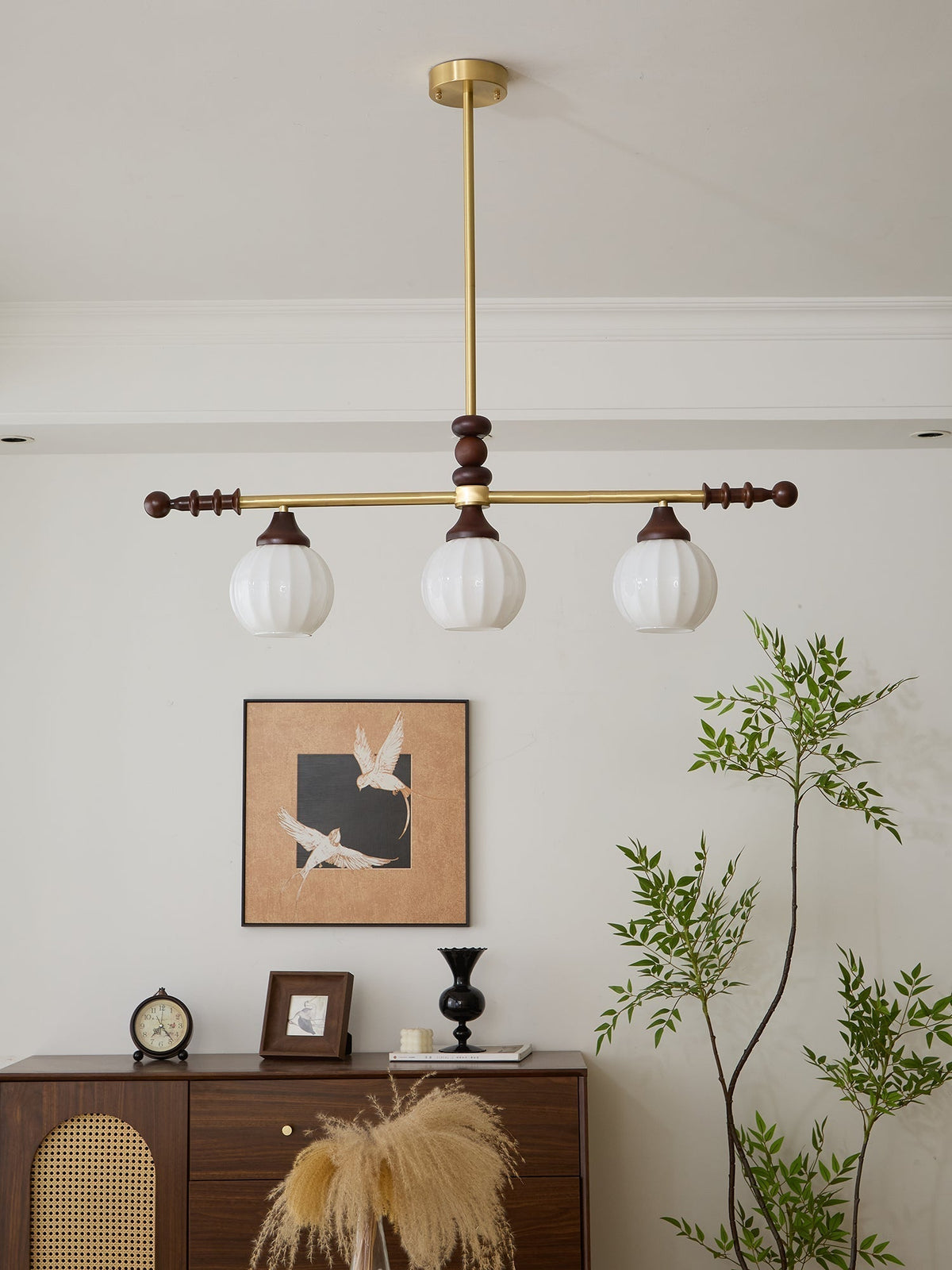 Ronara Wood Chandelier-Moonnatur