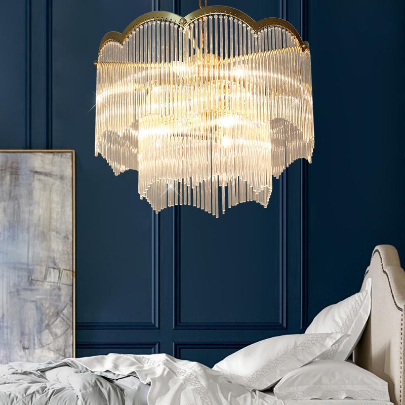 Idriseth Glass Chandelier-Moonnatur
