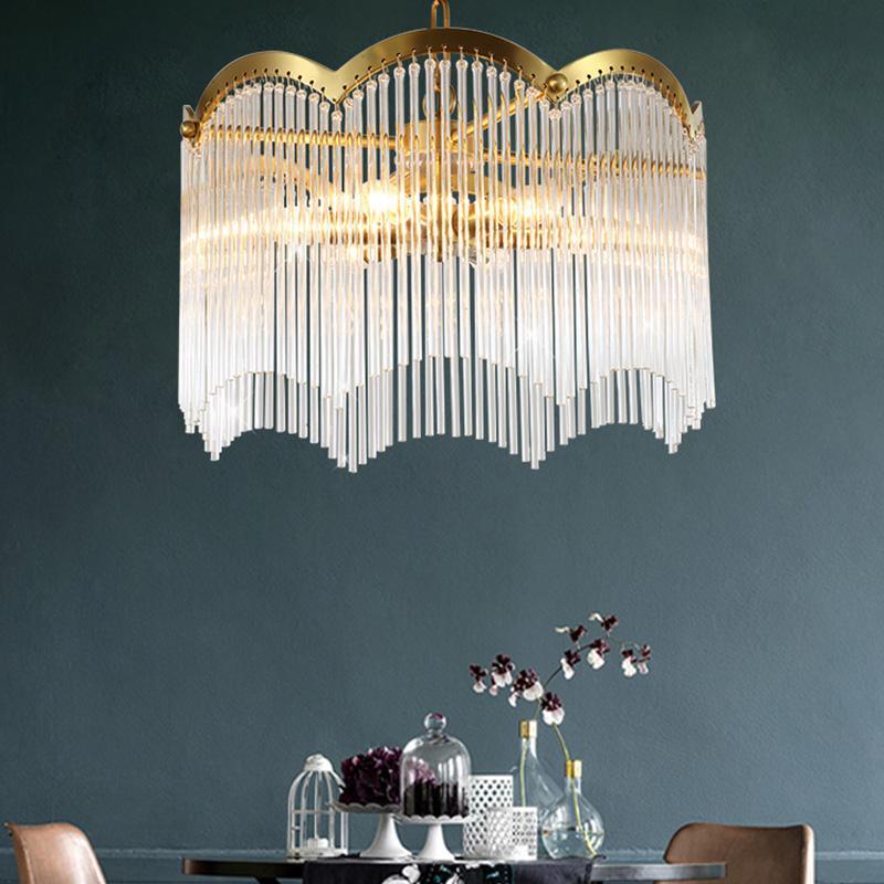 Idriseth Glass Chandelier-Moonnatur