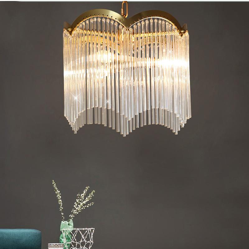 Idriseth Glass Chandelier-Moonnatur