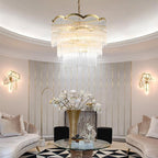 Idriseth Glass Chandelier-Moonnatur