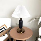 Amberelle Fabric Table Lamp-Moonnatur
