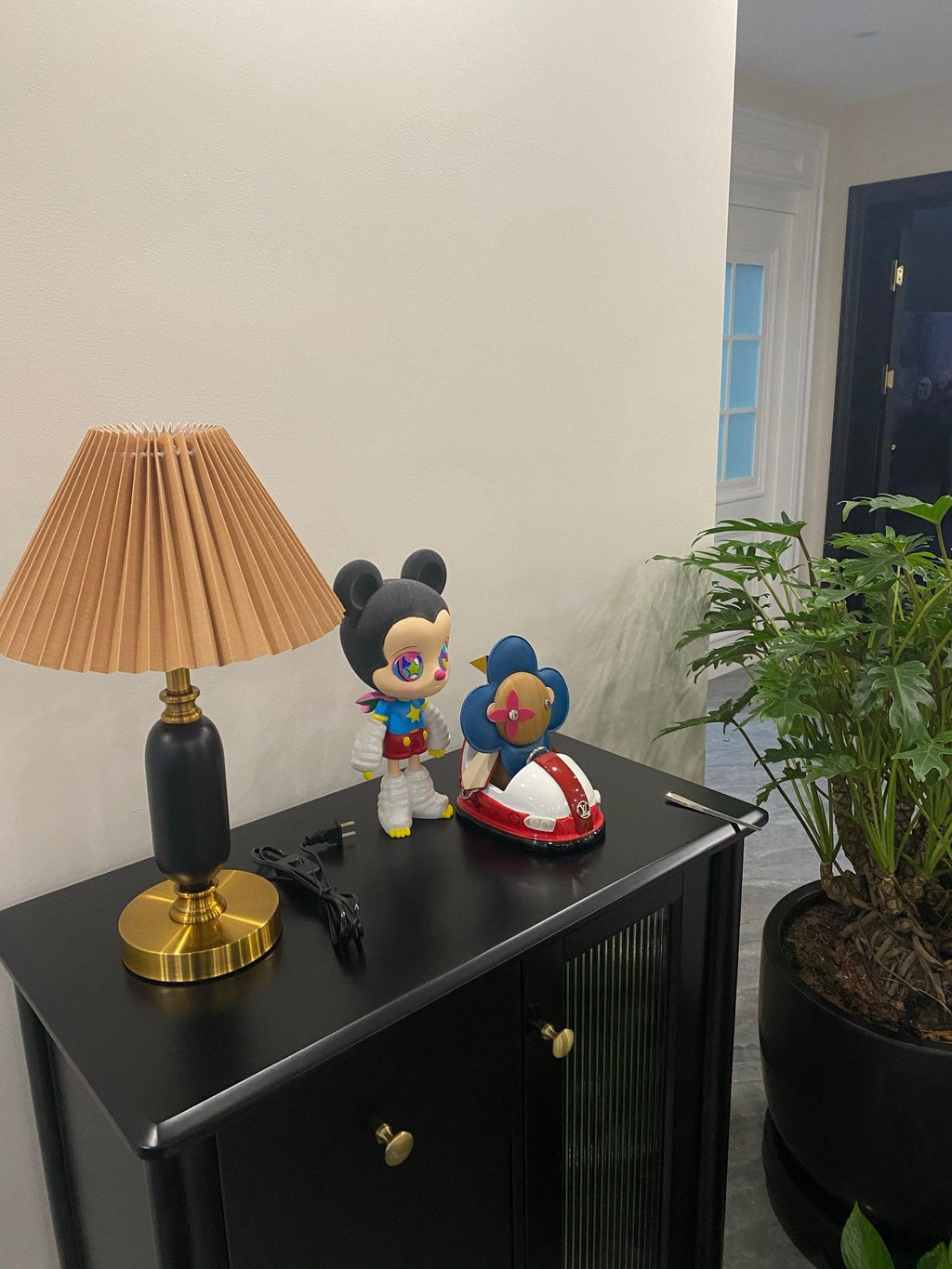 Amberelle Fabric Table Lamp-Moonnatur