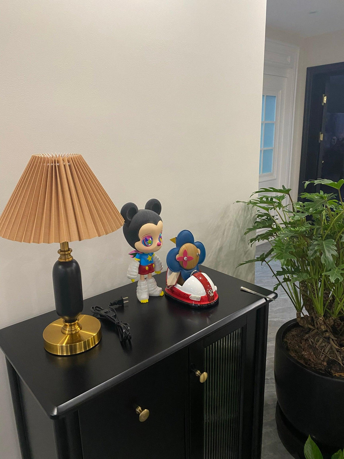Amberelle Fabric Table Lamp-Moonnatur