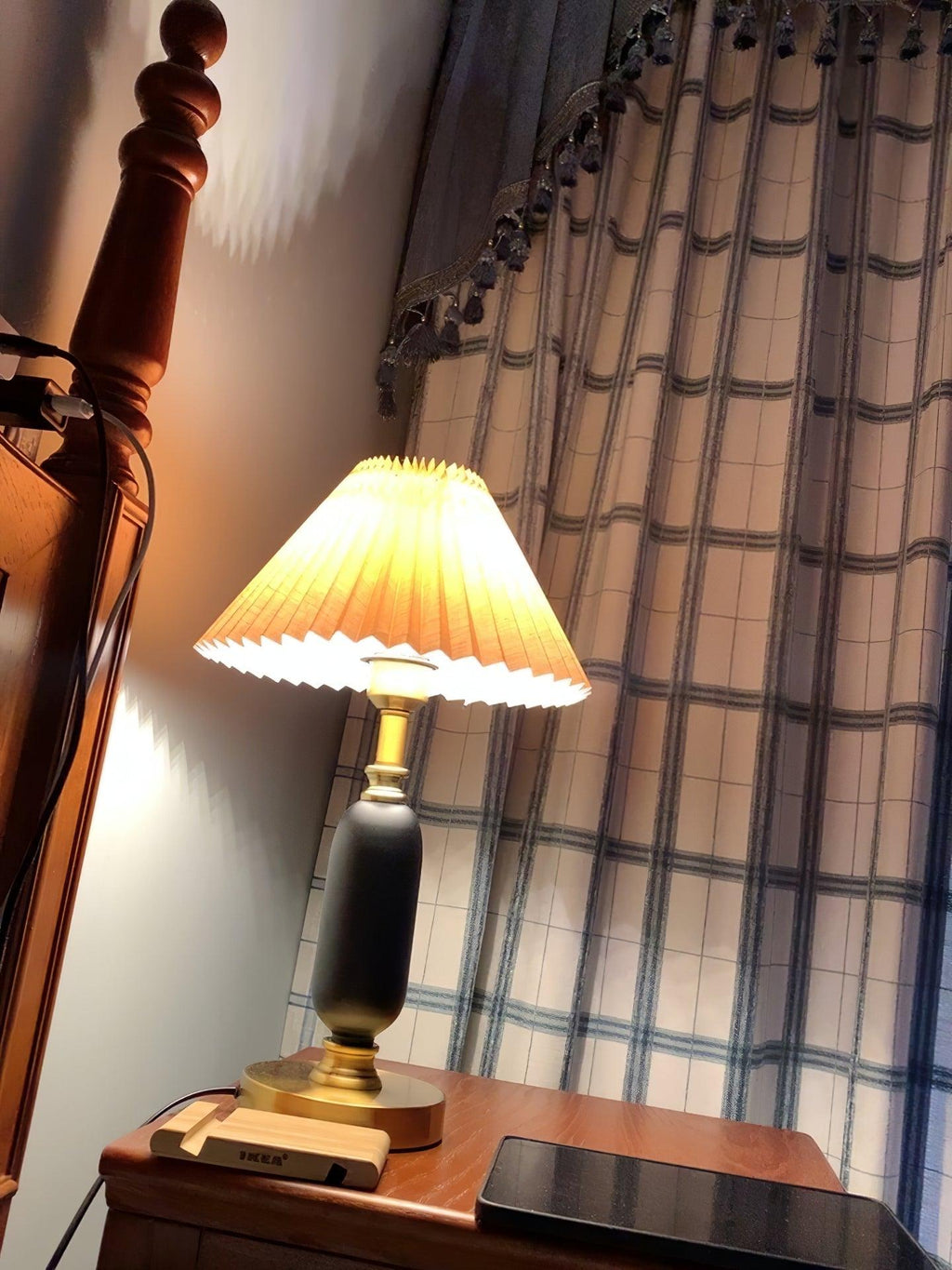 Amberelle Fabric Table Lamp-Moonnatur