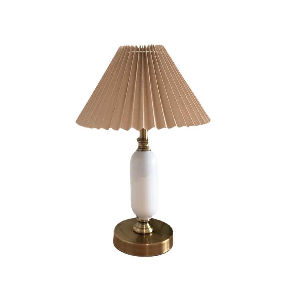 Amberelle Fabric Table Lamp-Moonnatur