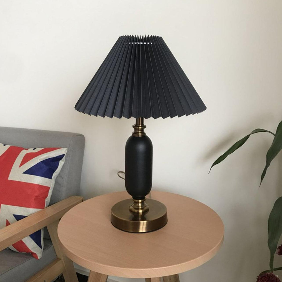 Amberelle Fabric Table Lamp-Moonnatur
