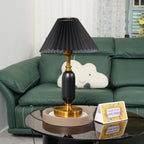 Amberelle Fabric Table Lamp-Moonnatur