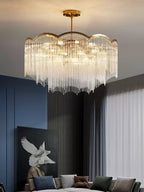 Idriseth Glass Chandelier-Moonnatur