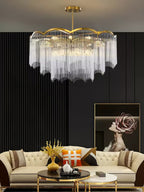 Idriseth Glass Chandelier-Moonnatur