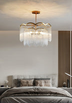 Idriseth Glass Chandelier-Moonnatur