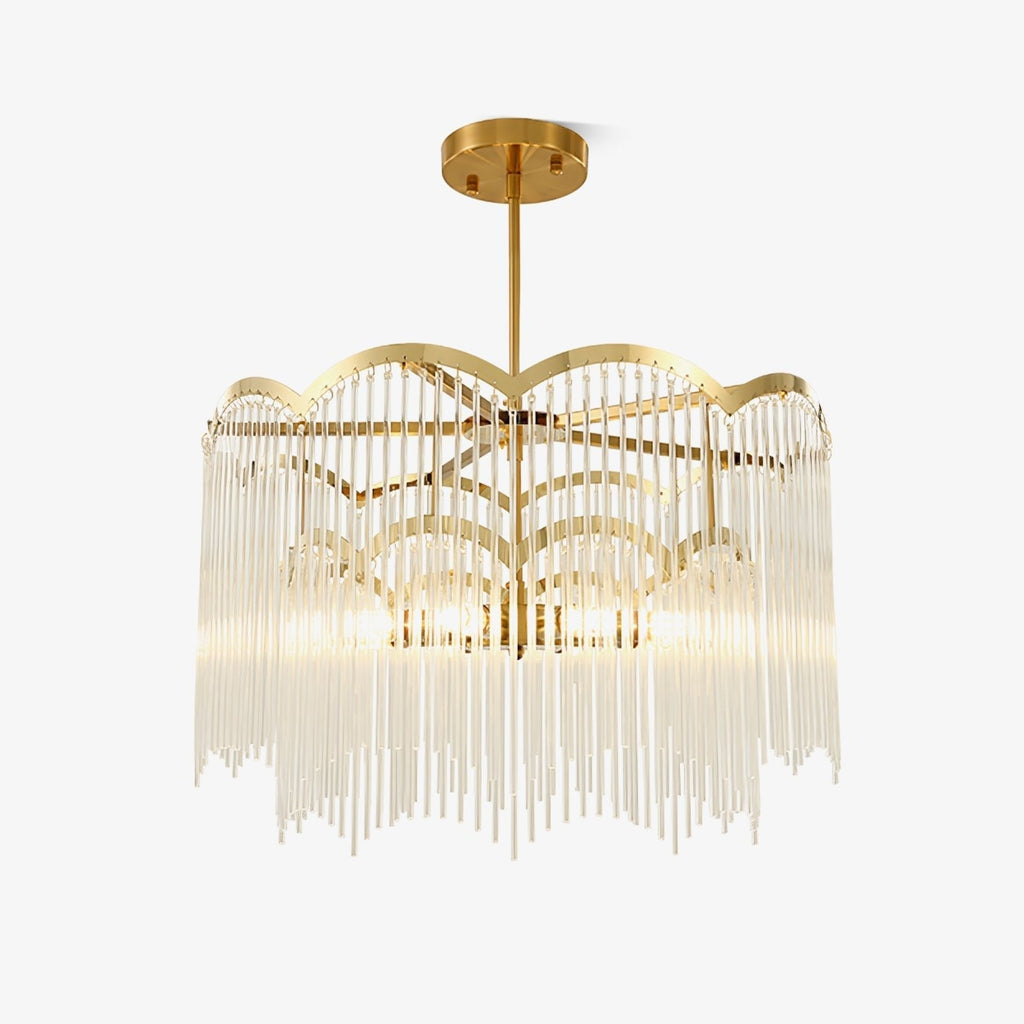 Idriseth Glass Chandelier-Moonnatur