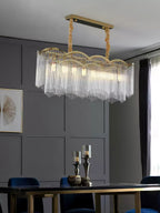 Idriseth Glass Chandelier-Moonnatur
