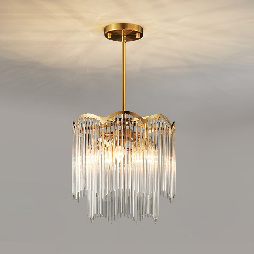 Idriseth Glass Chandelier-Moonnatur