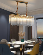Idriseth Glass Chandelier-Moonnatur