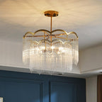 Idriseth Glass Chandelier-Moonnatur