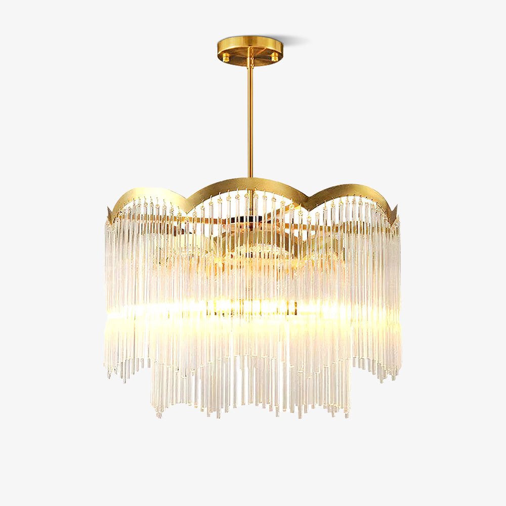 Idriseth Glass Chandelier-Moonnatur