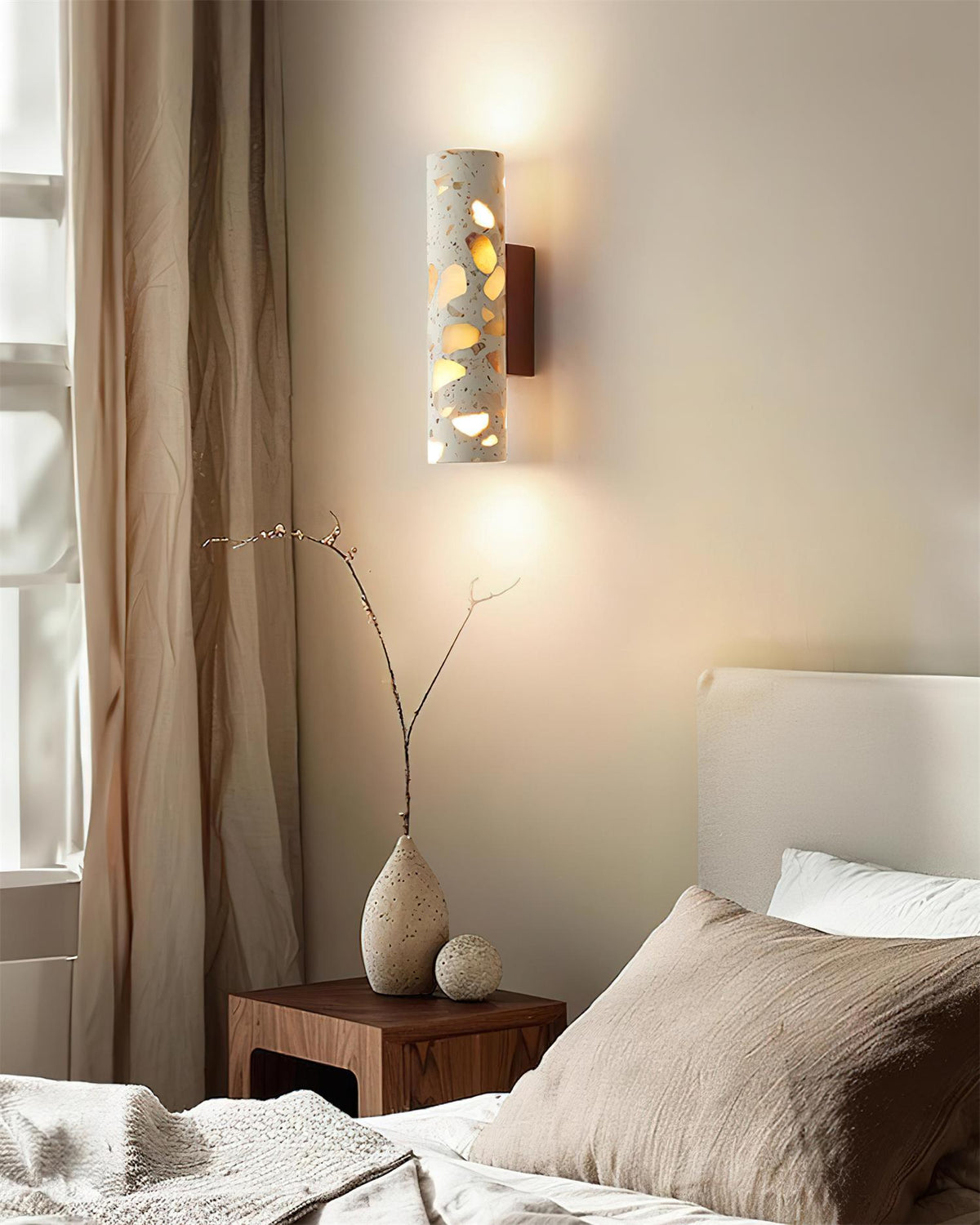 Dorrenenelle Terrazzo Wall Light-Moonnatur